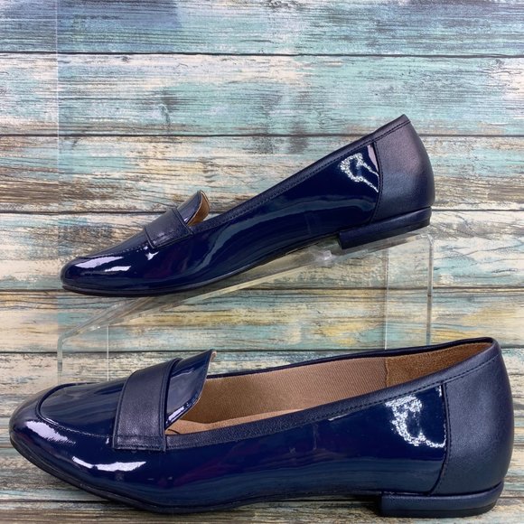 Lifestride Beverly Blue Loafer Shoe Size 8.5N Arch Support Formal Work Office - Picture 2 of 11